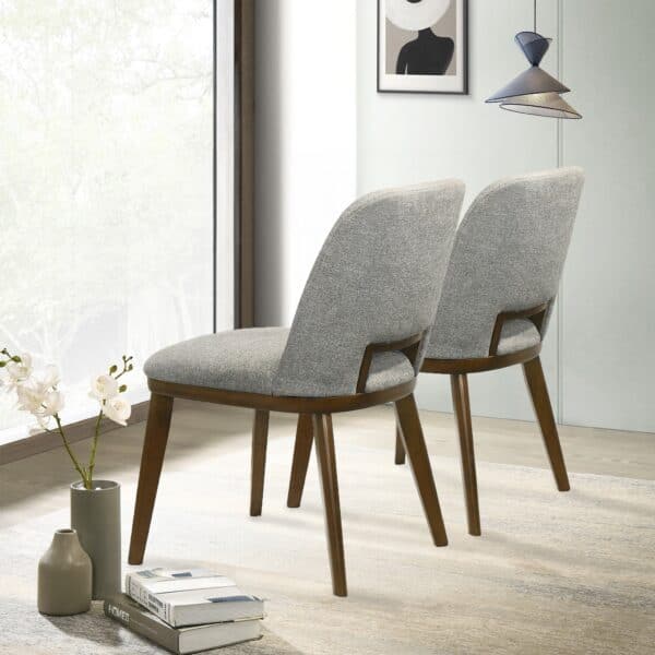 BlakelightGreyFabricDiningChair 1