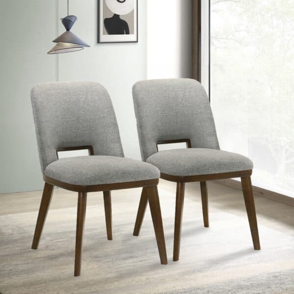 BlakelightGreyFabricDiningChair 2