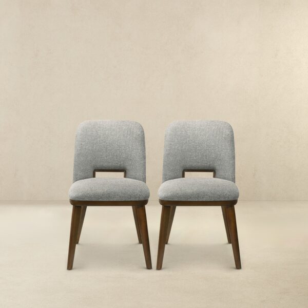 BlakelightGreyFabricDiningChair 6