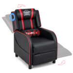 Blue PU Leather Massage Gaming Recliner Chair with Bluetooth Speakers 24 Blue PU Leather Massage Gaming Recliner Chair with Bluetooth Speakers