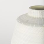 Blume 16.5H Off-White w/ Gray Textured Vase