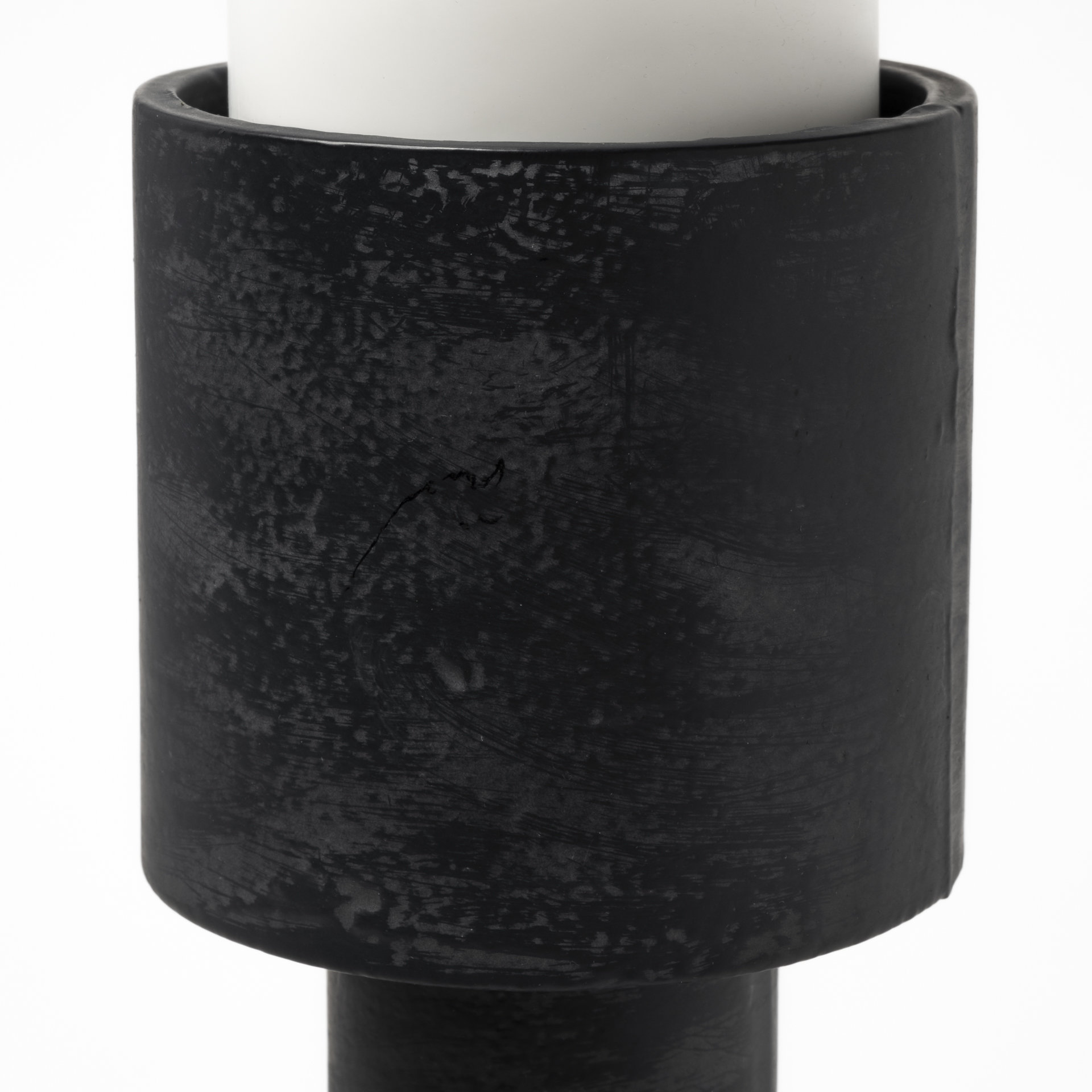 Bolton I 3.9L x 3.9W x 10.6H Black Metal Table Candle Holders 6 Bolton I 3.9L x 3.9W x 10.6H Black Metal Table Candle Holders - Image 6