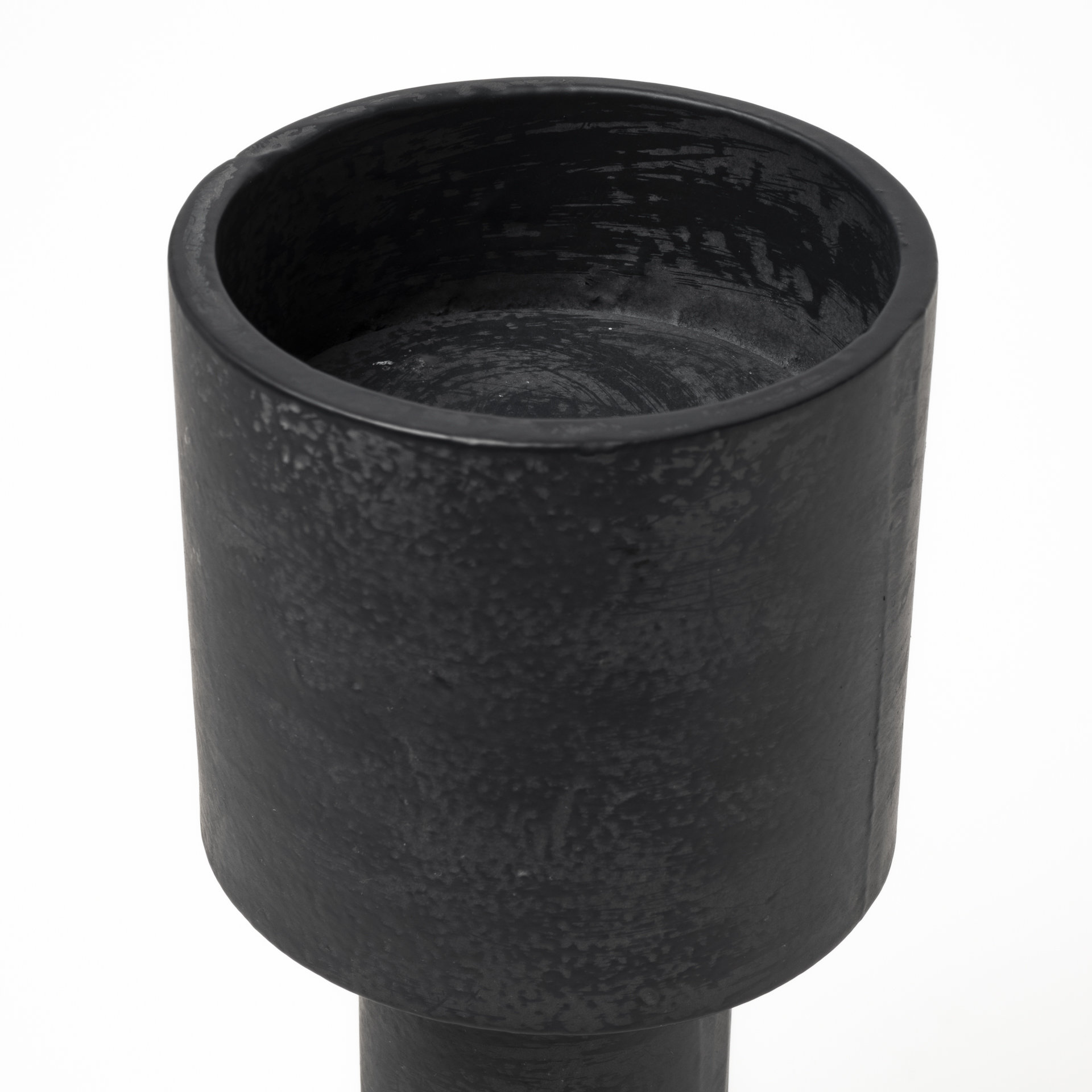 Bolton I 3.9L x 3.9W x 10.6H Black Metal Table Candle Holders 7 Bolton I 3.9L x 3.9W x 10.6H Black Metal Table Candle Holders - Image 7