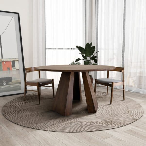 BoltonRoundWalnutDiningTable 4