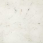 Bombola I (Small) 15L x 15W White Round Marble Top W/Black Metal Frame Accent Table