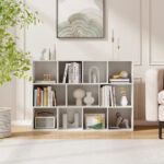 11-Cube Multifunctional Storage Shelf with Anti-Tipping Kits (White)