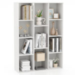 11-Cube Multifunctional Storage Shelf with Anti-Tipping Kits (White)
