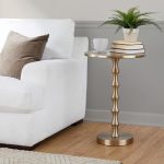 Bora 2675 Gold Metal Contemporary Accent Table by Grandview Gallery 8 Bora 2675 Gold Metal Contemporary Accent Table by Grandview Gallery