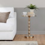 Bora 2675 Gold Metal Contemporary Accent Table by Grandview Gallery 7 Bora 2675 Gold Metal Contemporary Accent Table by Grandview Gallery