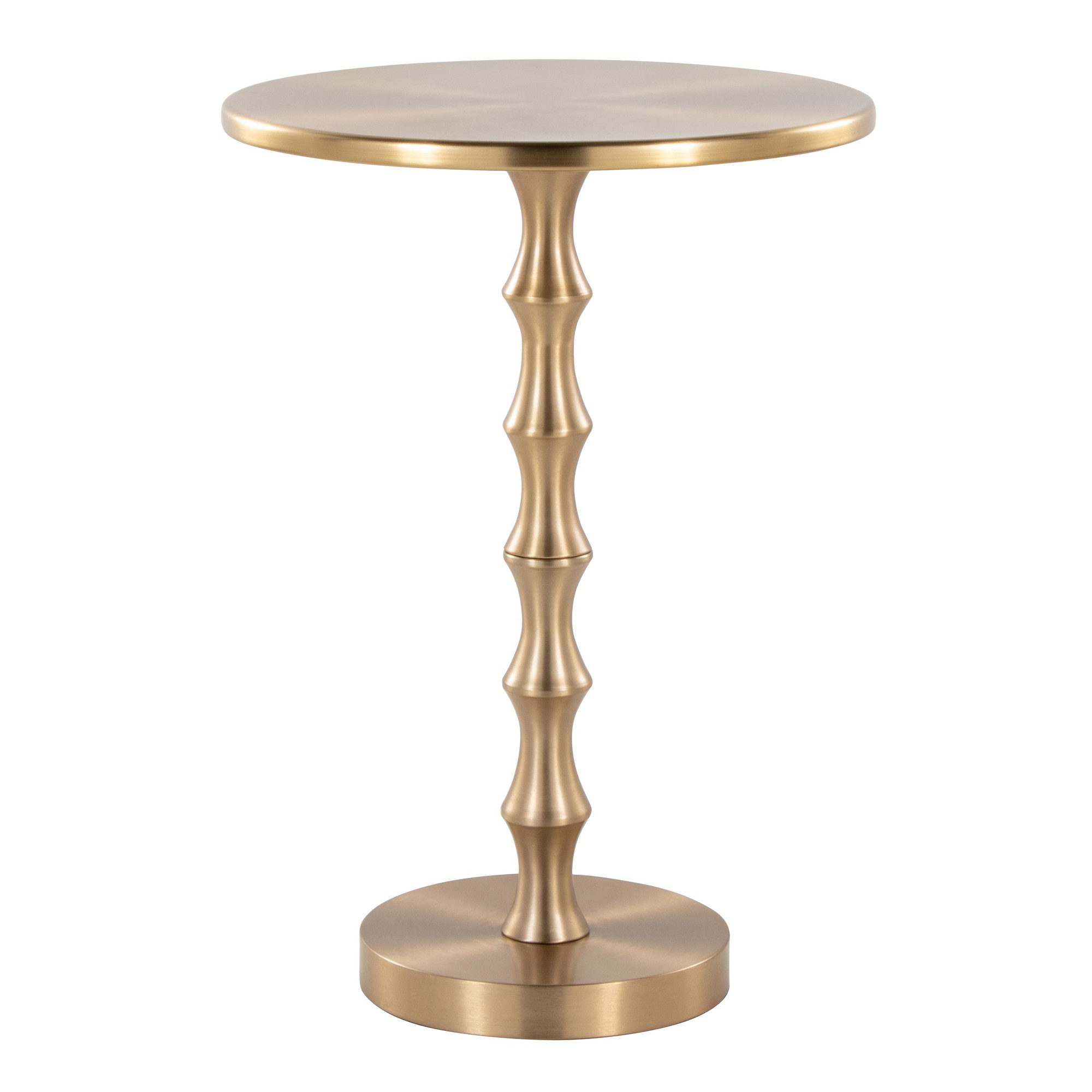 Bora 2675 Gold Metal Contemporary Accent Table by Grandview Gallery 3 Bora 2675 Gold Metal Contemporary Accent Table by Grandview Gallery - Image 3