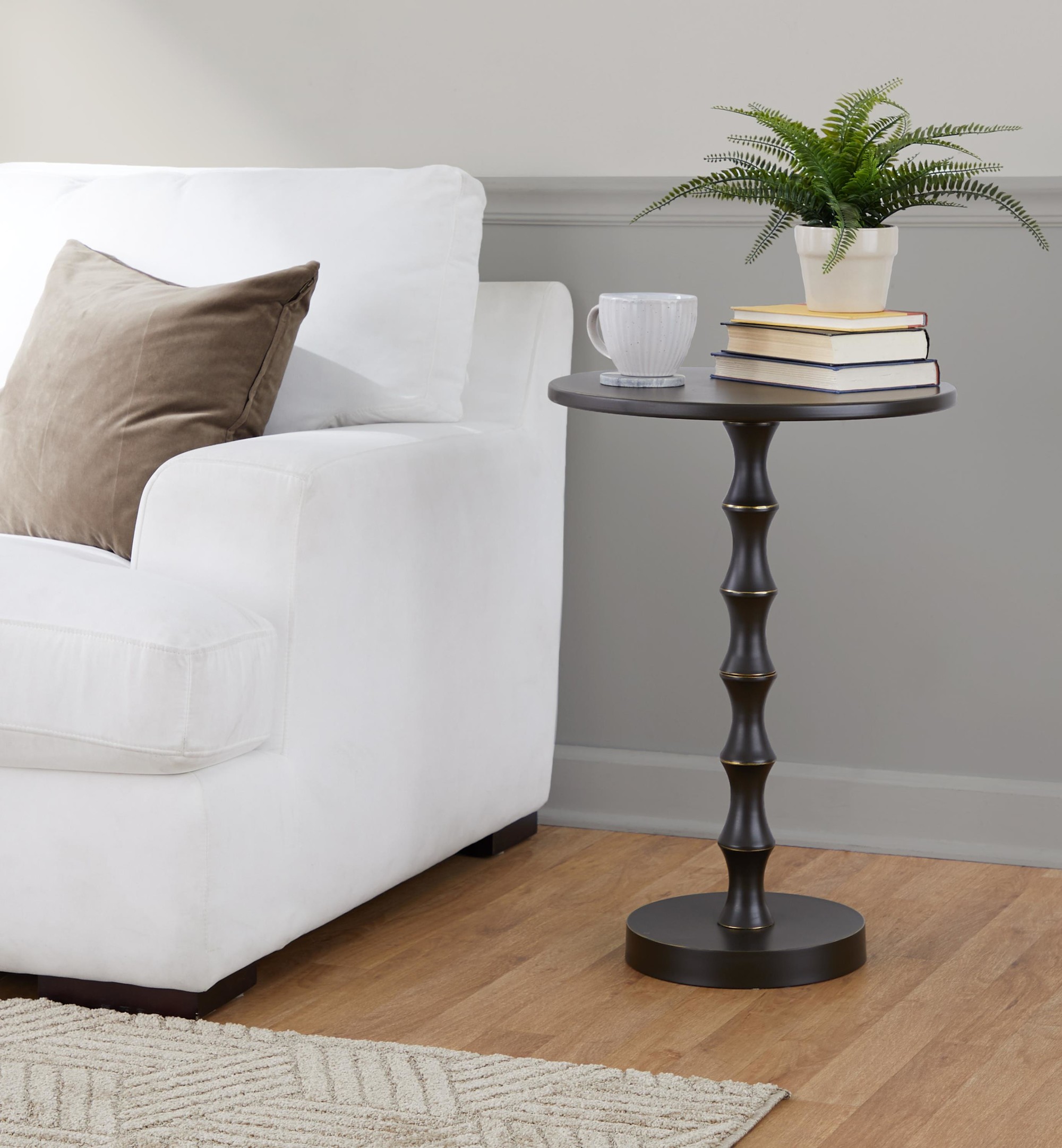 Bora Contemporary Oil Rubbed Bronze Metal Accent Table 2675 2 Bora Contemporary Oil Rubbed Bronze Metal Accent Table 2675 - Image 2