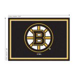 Boston Bruins 3x4 Area Rug 6 Boston Bruins 3x4 Area Rug