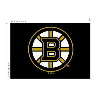Boston Bruins 6x8 Spirit Rug