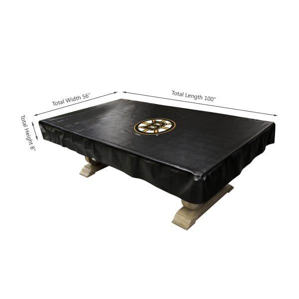 Boston Bruins 8 Deluxe Pool Table Cover