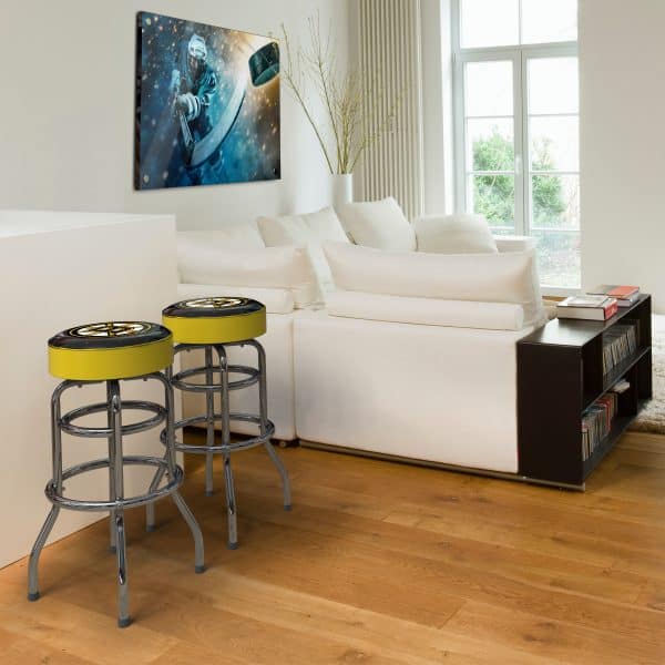 Boston Bruins Chrome Bar Stool 5