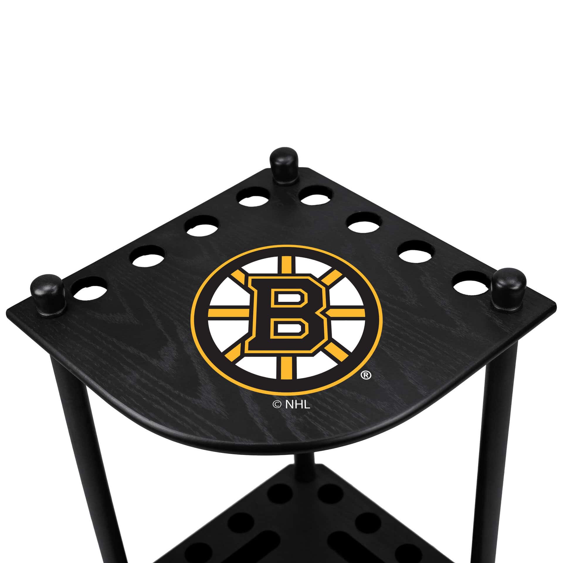 Boston Bruins Corner Cue Rack 2 Boston Bruins Corner Cue Rack - Image 2