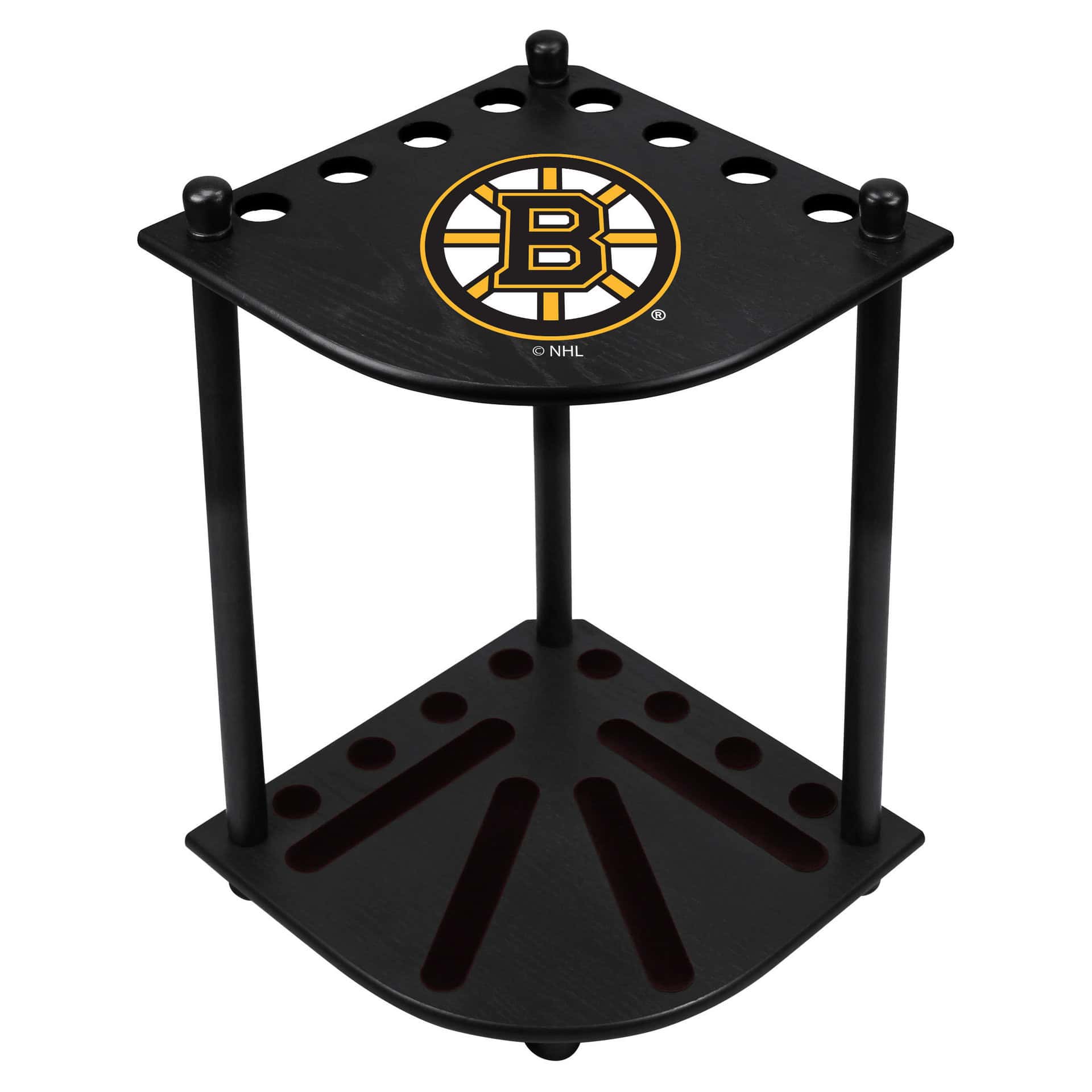 Boston Bruins Corner Cue Rack 1 Boston Bruins Corner Cue Rack