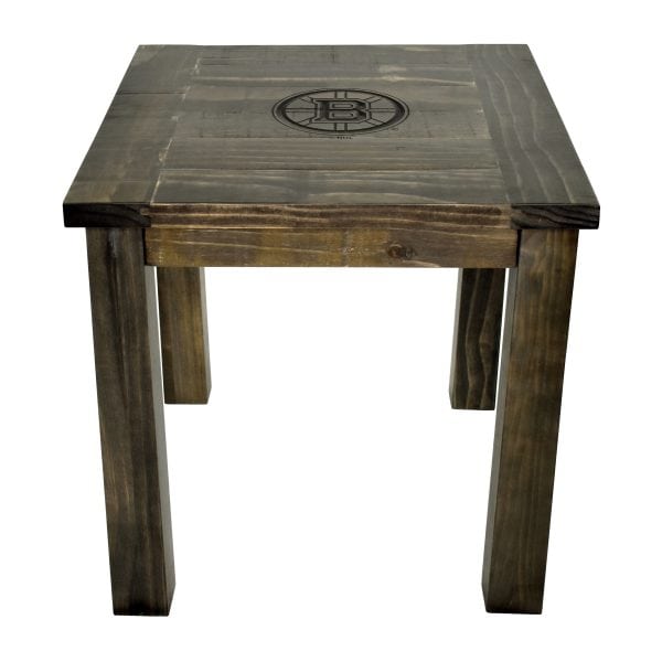 Boston Bruins Reclaimed Side Table 1