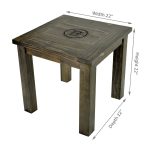 Boston Bruins Reclaimed Side Table 6 Boston Bruins Reclaimed Side Table