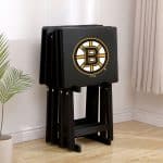 Boston Bruins TV Tray w/ Stand 6 Boston Bruins TV Tray w/ Stand
