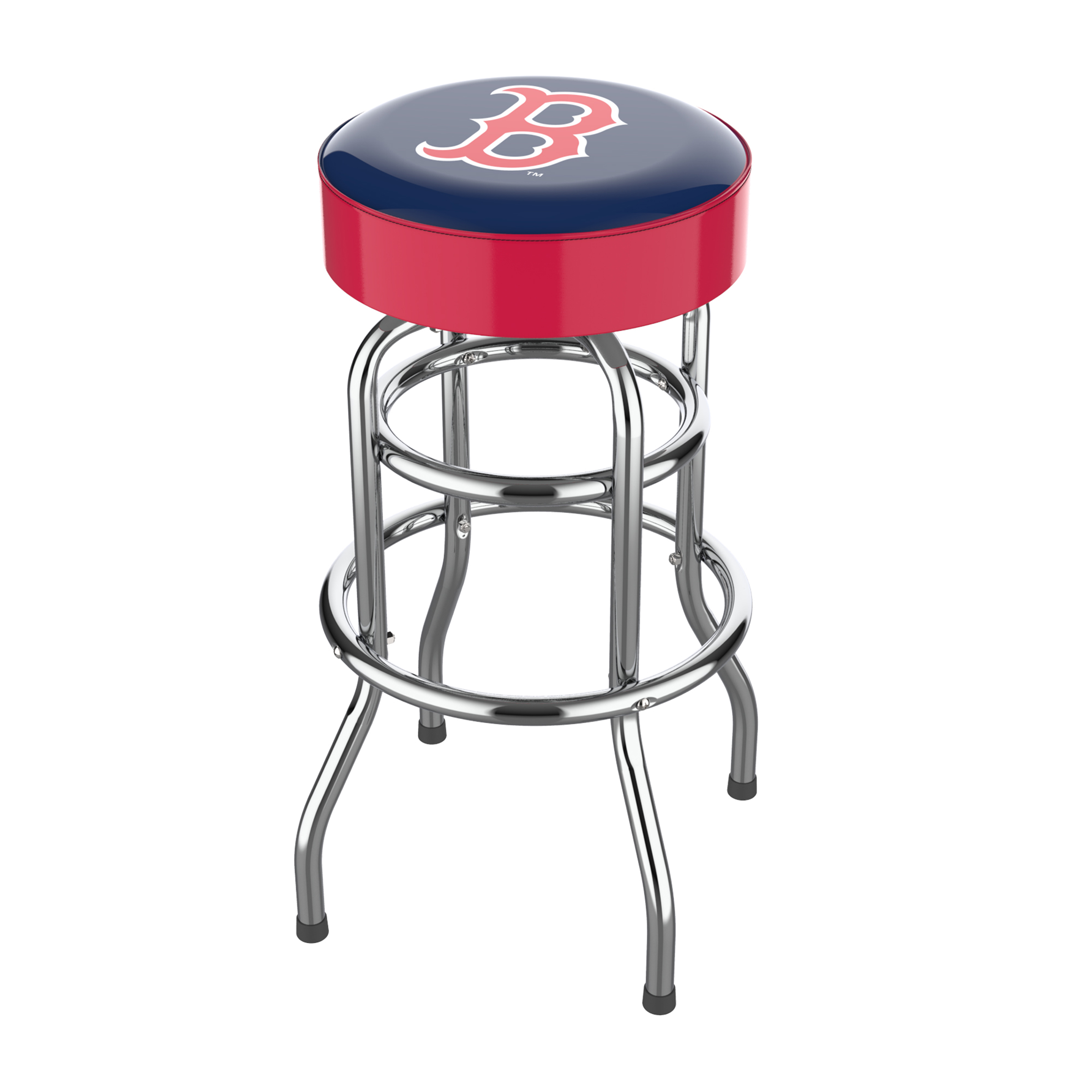Boston Chrome Bar Stool American Made Team 2 Boston Chrome Bar Stool American Made Team - Image 2