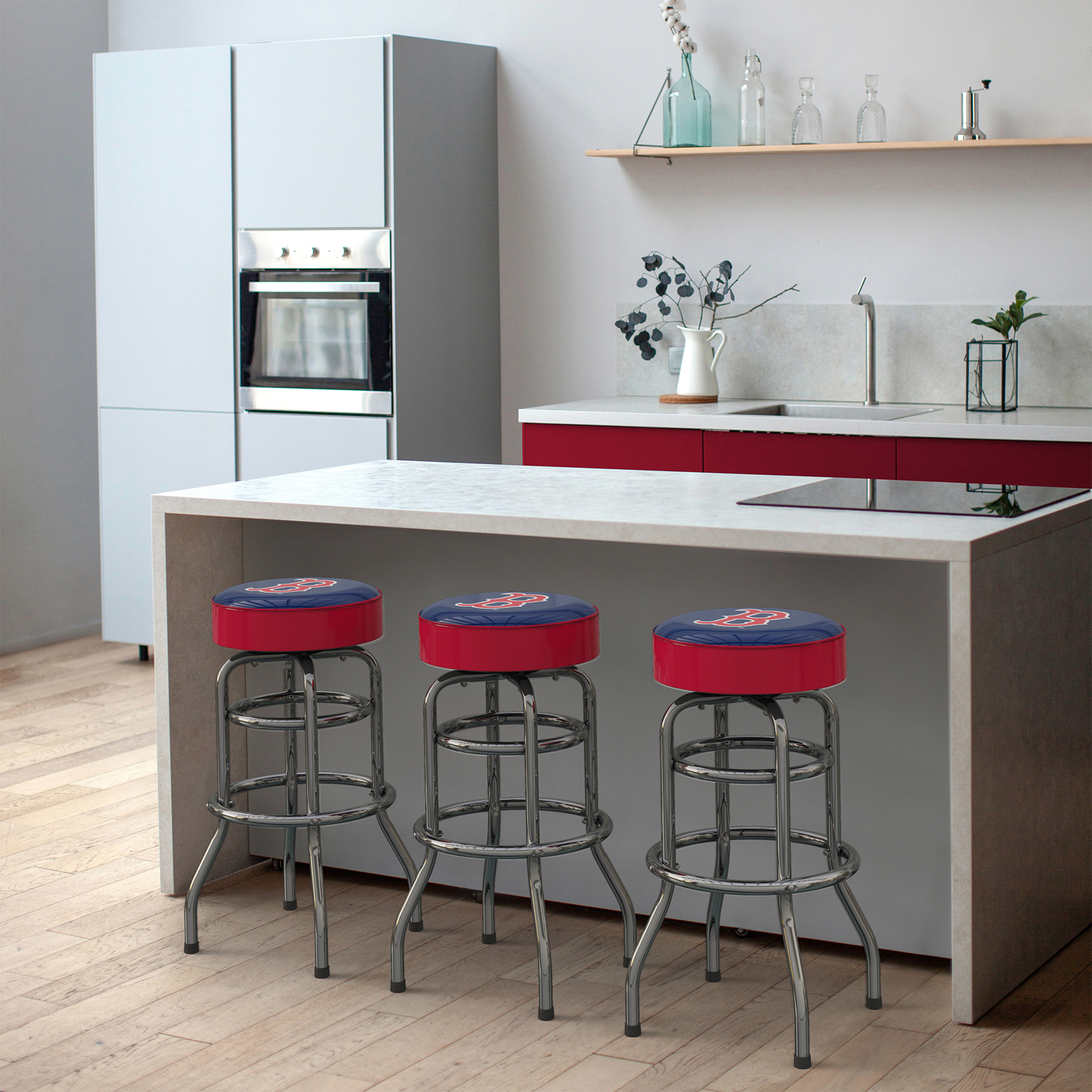 Boston Chrome Bar Stool American Made Team 6 Boston Chrome Bar Stool American Made Team - Image 6