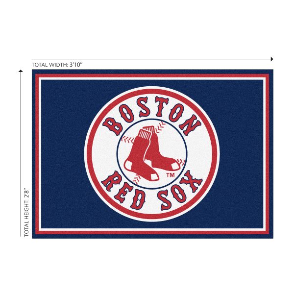 Boston Red Sox 3x4 Spirit Area Rug MLB Licensed 1