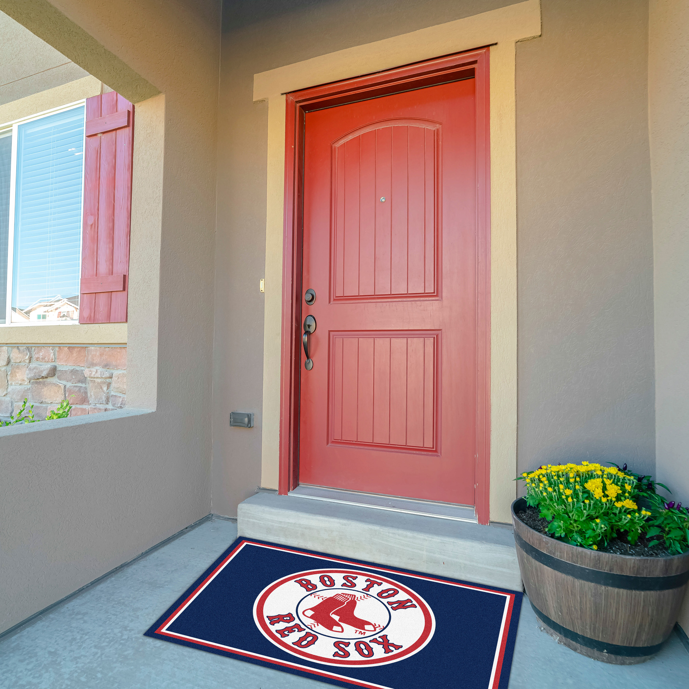 Boston Red Sox 3x4 Spirit Area Rug MLB Licensed 4 Boston Red Sox 3x4 Spirit Area Rug MLB Licensed - Image 4