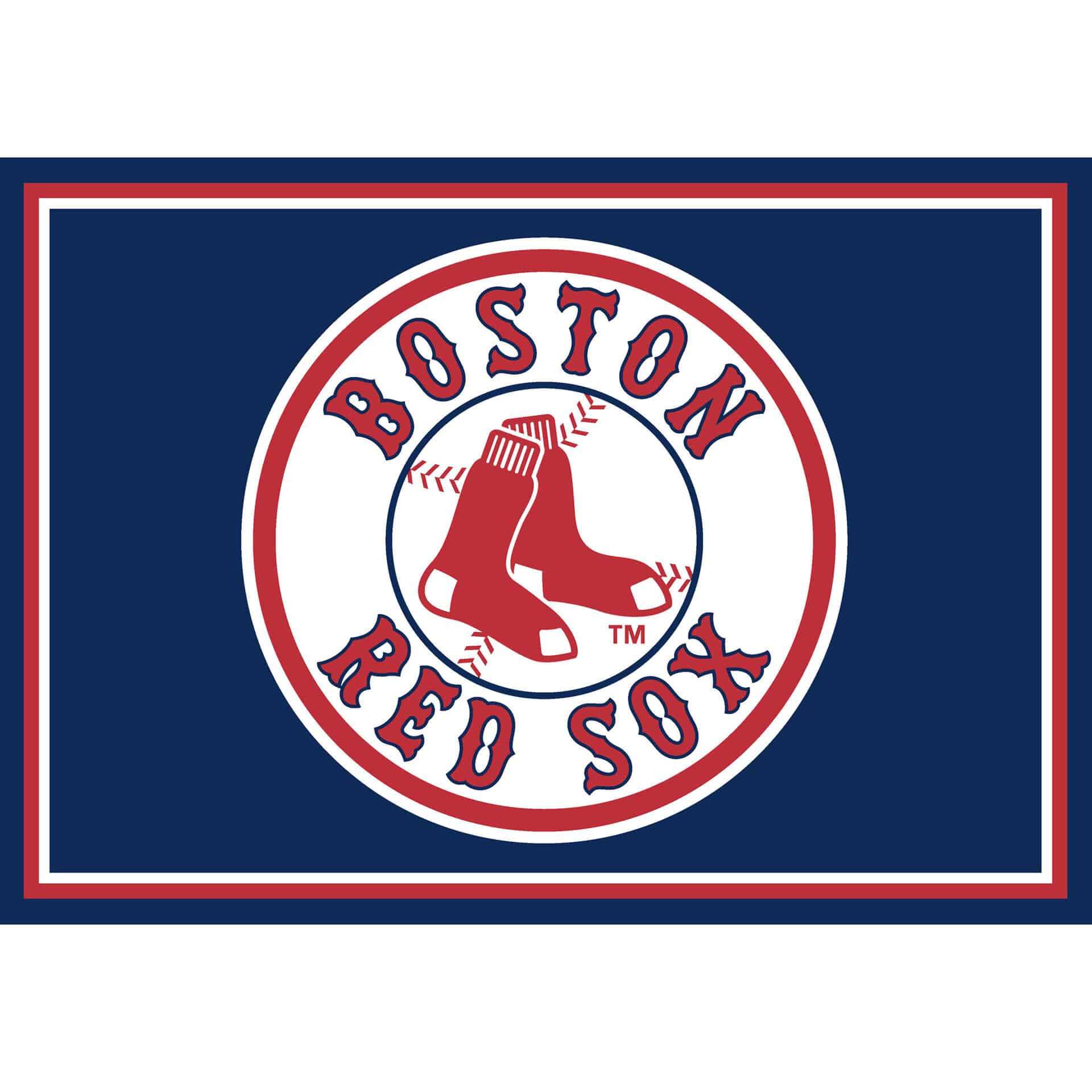 Boston Red Sox 3x4 Spirit Area Rug MLB Licensed 1 Boston Red Sox 3x4 Spirit Area Rug MLB Licensed
