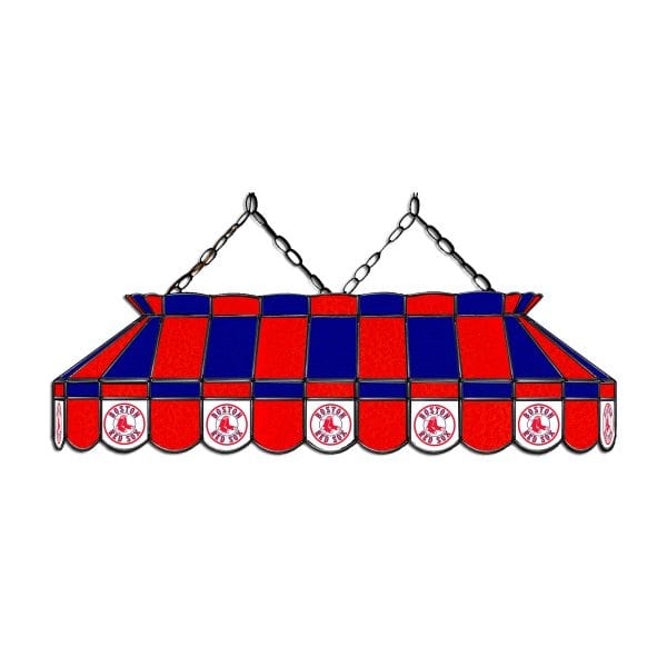 Boston Red Sox 40 Inch Stained Glass Billiard Lamp