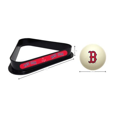 Boston Red Sox Billiards Triangle and Cue Ball Combo