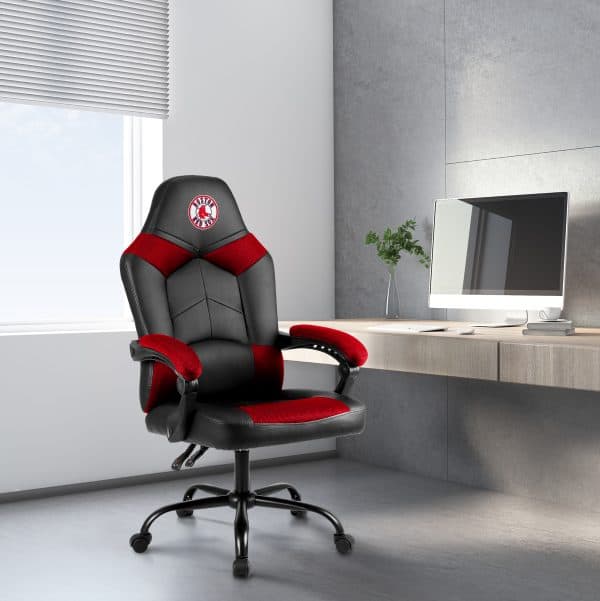 Boston Red Sox Oversized Office Chair with Back Pouch