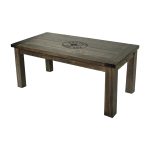 Boston Red Sox Reclaimed Pine Wood Coffee Table Team Logo MLB