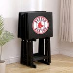 Boston Red Sox TV Tray Set 4 Boston Red Sox TV Tray Set
