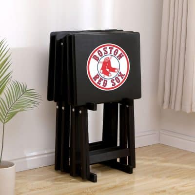 Boston Red Sox TV Tray Set