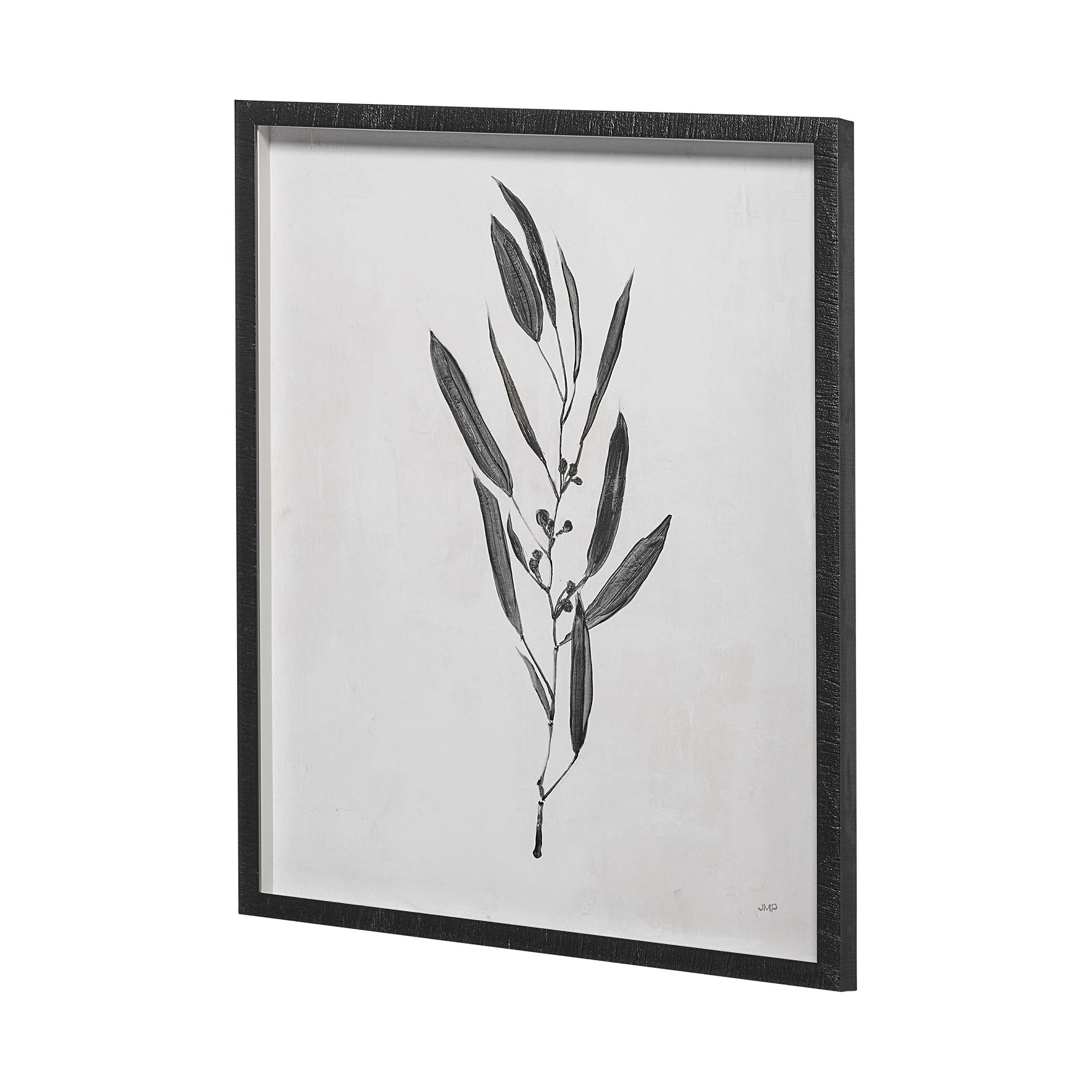 Botanical Study I by Julia Purinton a Hand Embelished Textured Framed Art Print Matted under Glass 3 Botanical Study I by Julia Purinton a Hand Embelished Textured Framed Art Print Matted under Glass - Image 3