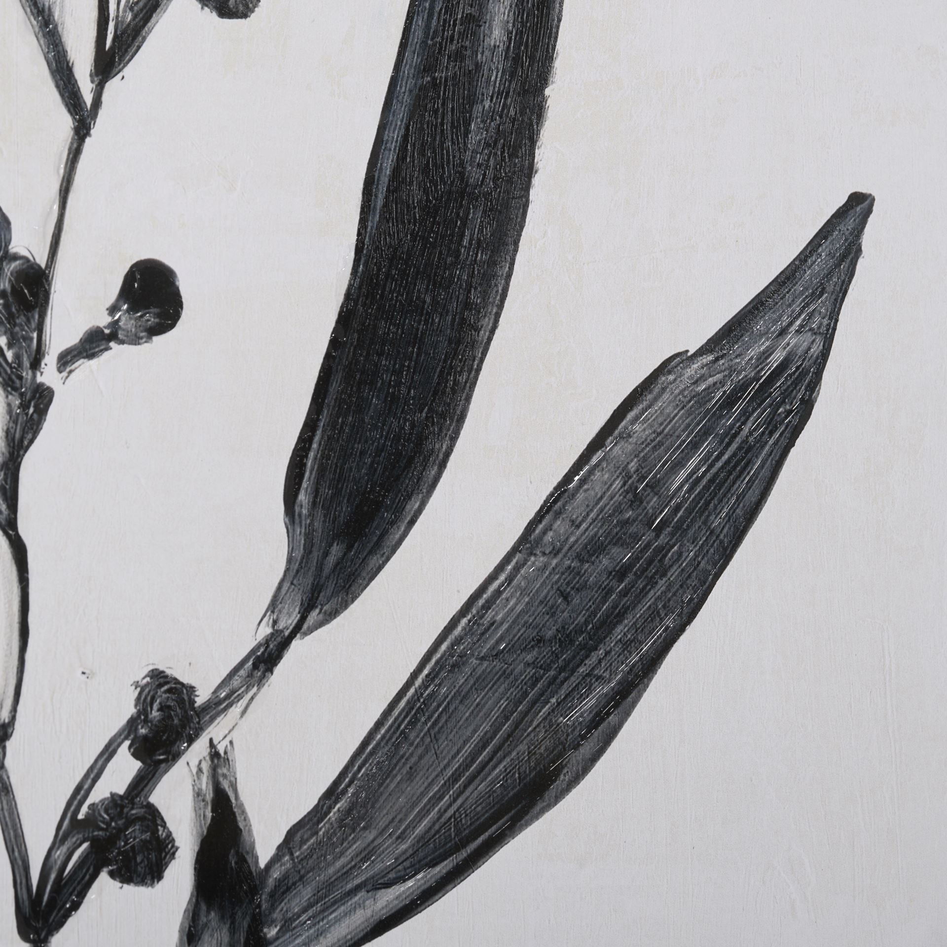 Botanical Study I by Julia Purinton a Hand Embelished Textured Framed Art Print Matted under Glass 6 Botanical Study I by Julia Purinton a Hand Embelished Textured Framed Art Print Matted under Glass - Image 6