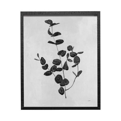 Botanical Study II by Julia Purinton a Hand Embelished Textured Framed Art Print Matted under Glass