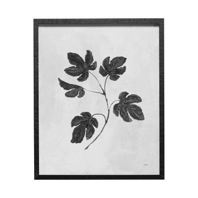 Botanical Study III by Julia Purinton Hand Embelished Textured Framed Art Print Matted under Glass