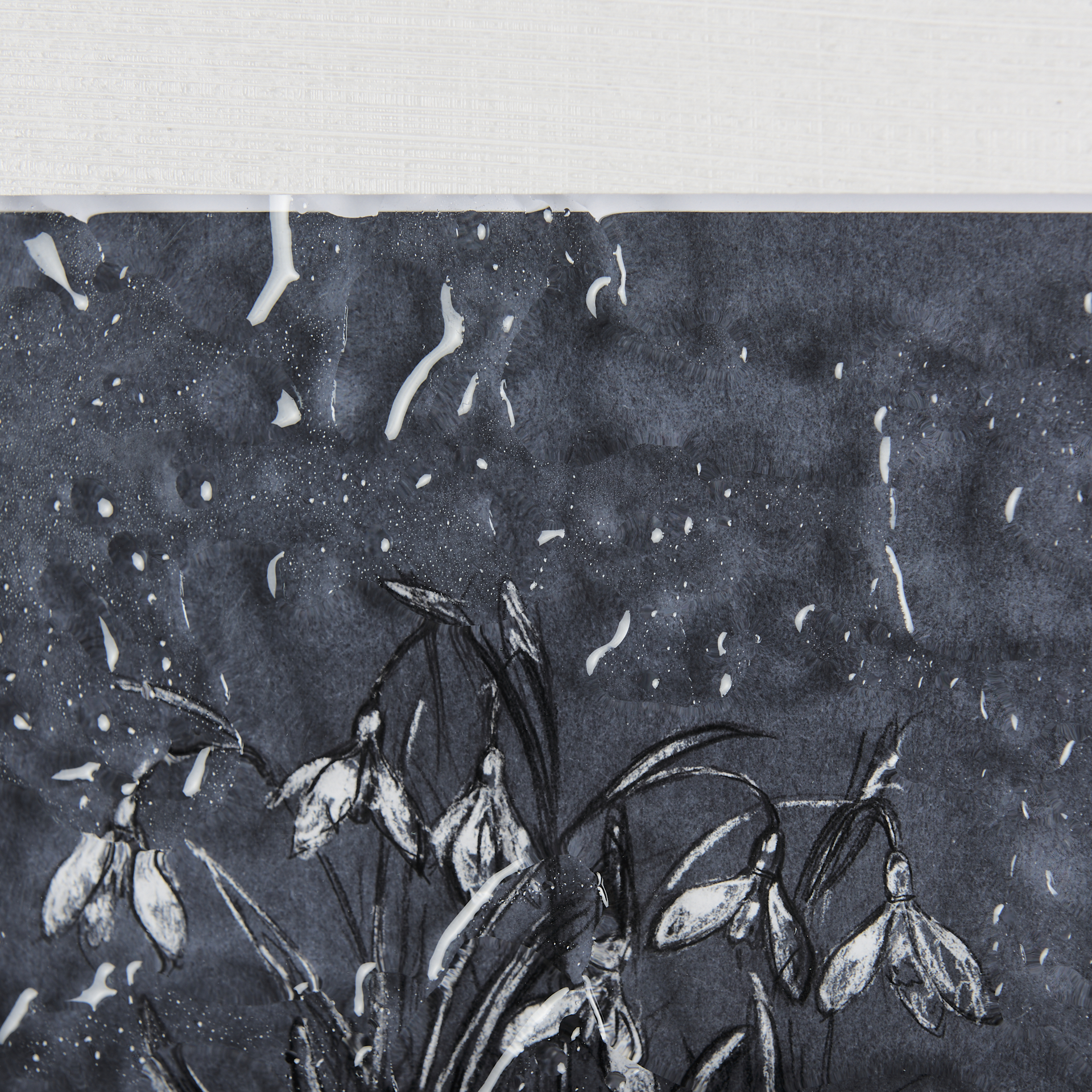 Botanical sketchesVI (Blue) by Mercana Studio Hand Embelished Framed Art Print Matted under Glass 6 Botanical sketchesVI (Blue) by Mercana Studio Hand Embelished Framed Art Print Matted under Glass - Image 6