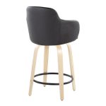 Boyne 24 Contemporary Black Faux Leather Counter Stools (Set of 2) 11 Boyne 24 Contemporary Black Faux Leather Counter Stools (Set of 2)