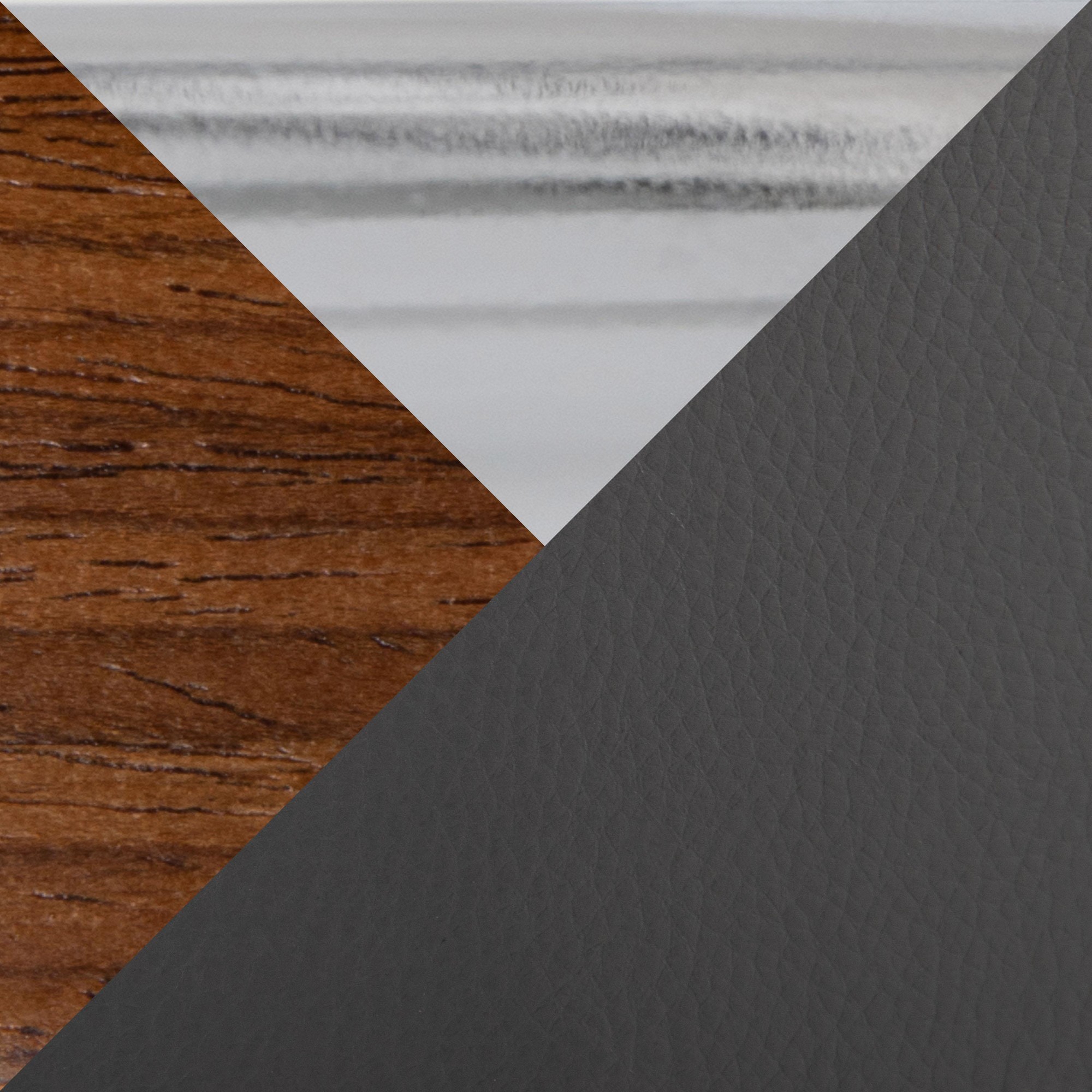 Boyne 24 Contemporary Walnut Grey Swivel Counter Stools (Set of 2) 7 Boyne 24 Contemporary Walnut Grey Swivel Counter Stools (Set of 2) - Image 7