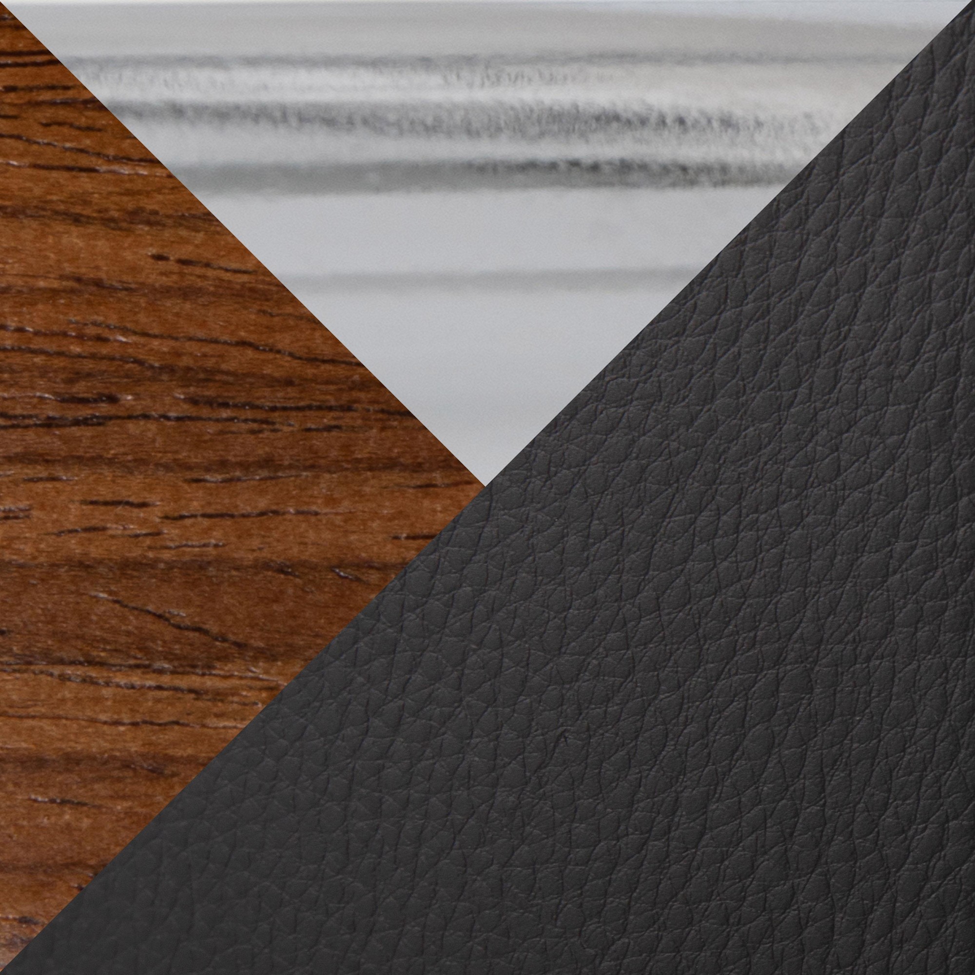 Boyne 24 Contemporary Walnut and Black Swivel Stools (Set of 2) 7 Boyne 24 Contemporary Walnut and Black Swivel Stools (Set of 2) - Image 7