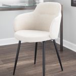 Boyne Black Metal Cream Fabric Contemporary Accent Chairs (Set of 2) 16 Boyne Black Metal Cream Fabric Contemporary Accent Chairs (Set of 2)