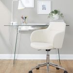 Boyne Contemporary Chrome Cream Fabric Adjustable Office Chair 10 Boyne Contemporary Chrome Cream Fabric Adjustable Office Chair