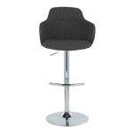 Boyne Contemporary Grey Fabric Chrome Adjustable Barstools (Set of 2) 23 Boyne Contemporary Grey Fabric Chrome Adjustable Barstools (Set of 2)
