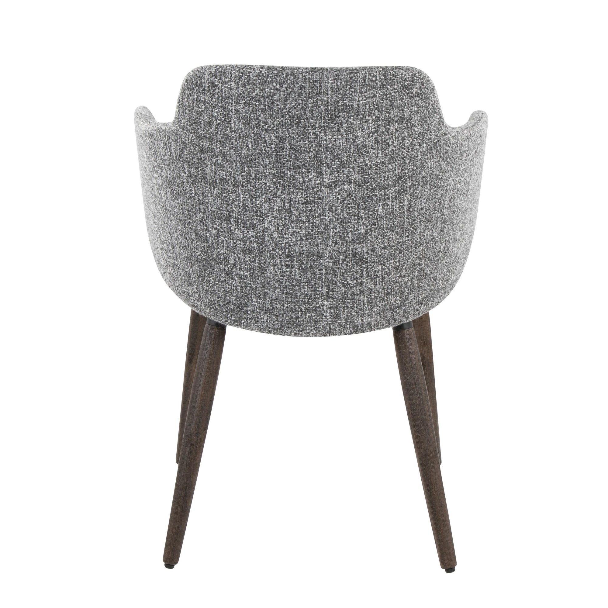 Boyne Farmhouse Dark Walnut and Grey Dining Chairs (Set of 2) 6 Boyne Farmhouse Dark Walnut and Grey Dining Chairs (Set of 2) - Image 6