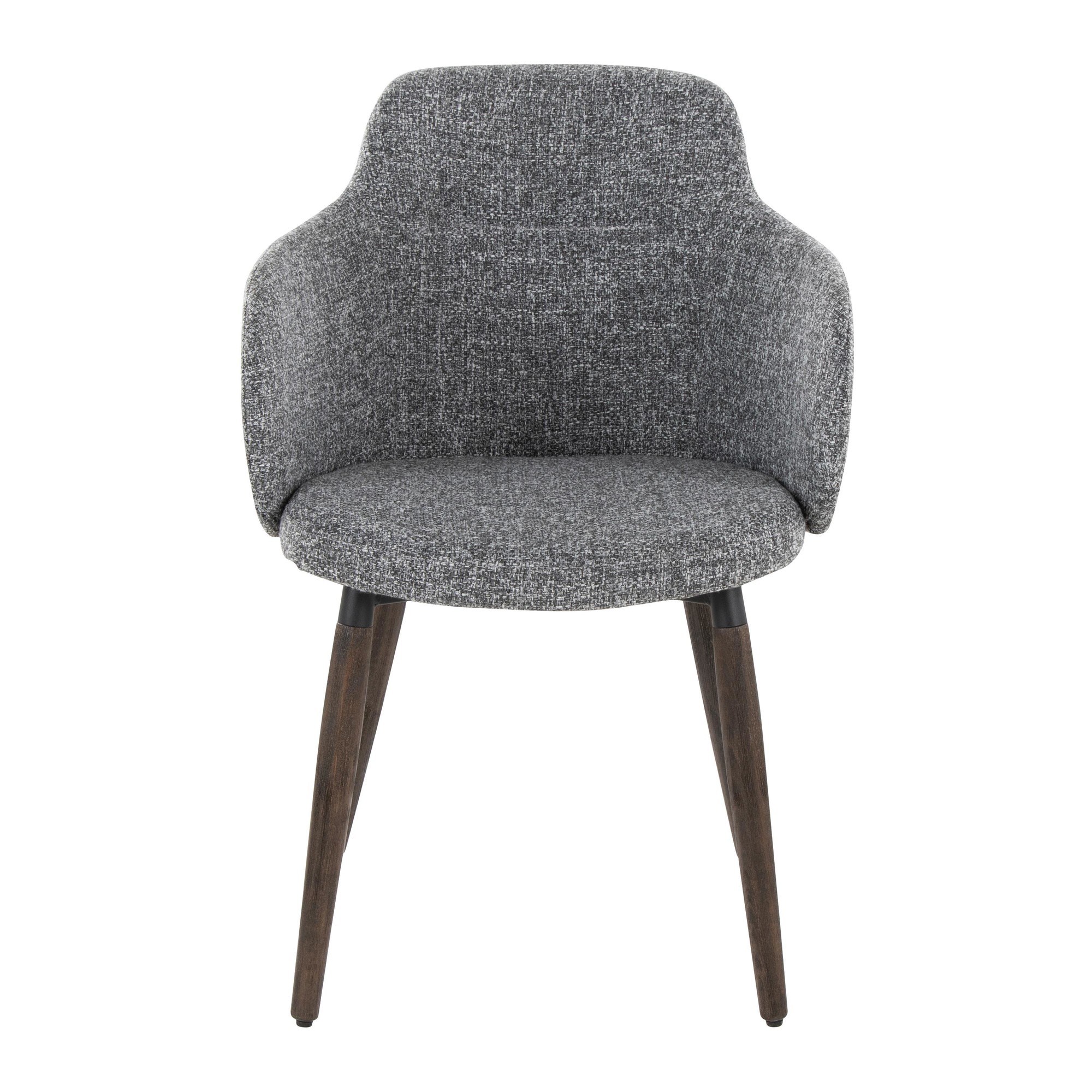 Boyne Farmhouse Dark Walnut and Grey Dining Chairs (Set of 2) 7 Boyne Farmhouse Dark Walnut and Grey Dining Chairs (Set of 2) - Image 7