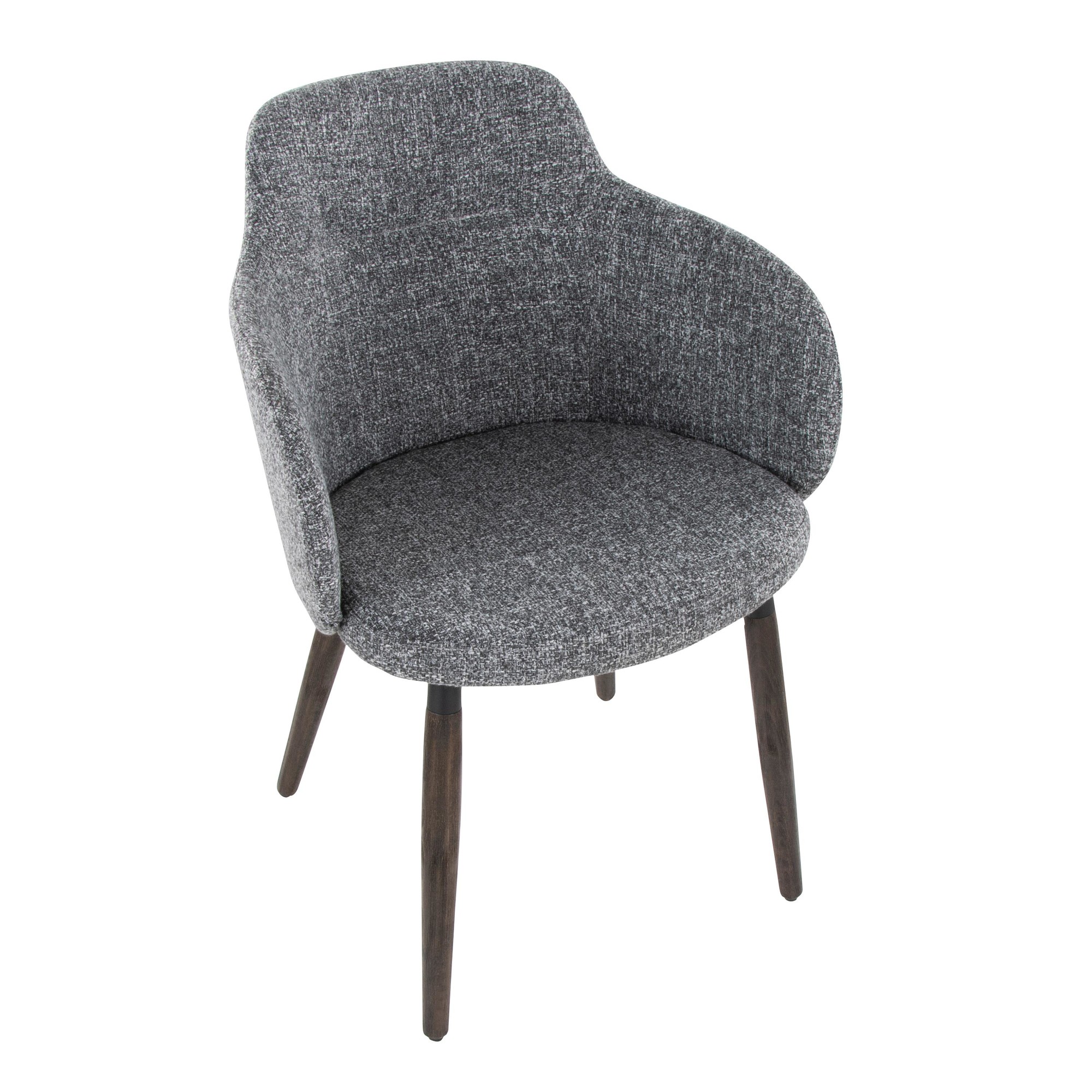 Boyne Farmhouse Dark Walnut and Grey Dining Chairs (Set of 2) 8 Boyne Farmhouse Dark Walnut and Grey Dining Chairs (Set of 2) - Image 8