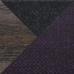 Boyne Farmhouse Dark Walnut and Purple Accent Chairs (Set of 2)